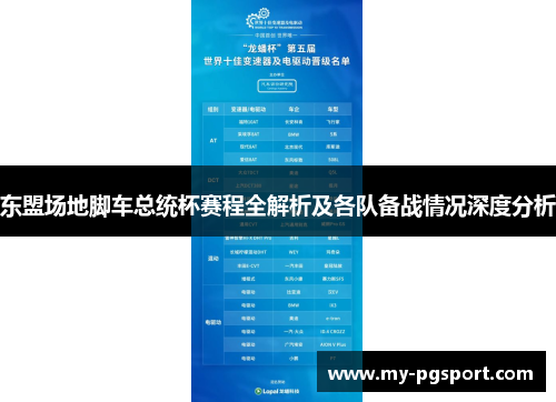 东盟场地脚车总统杯赛程全解析及各队备战情况深度分析